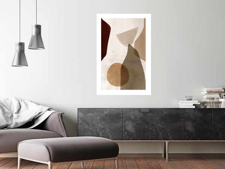 Wall Poster Autumn Shuffle - composition of abstract geometric figures 130469 additionalImage 3
