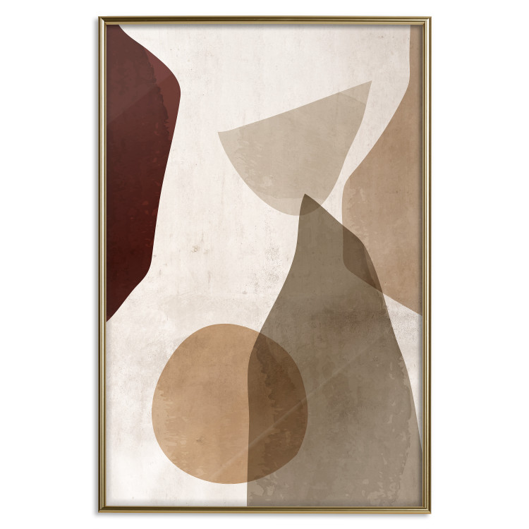Wall Poster Autumn Shuffle - composition of abstract geometric figures 130469 additionalImage 17