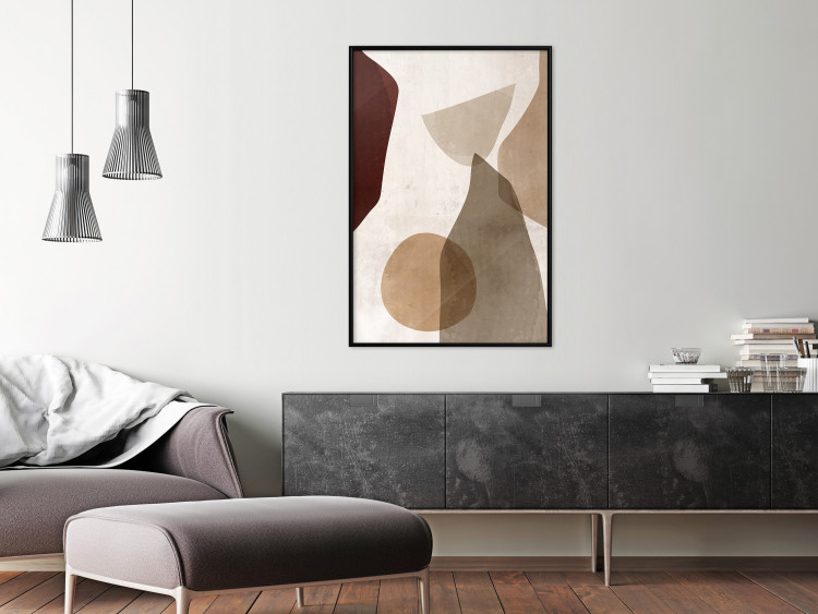 Wall Poster Autumn Shuffle - composition of abstract geometric figures 130469 additionalImage 4