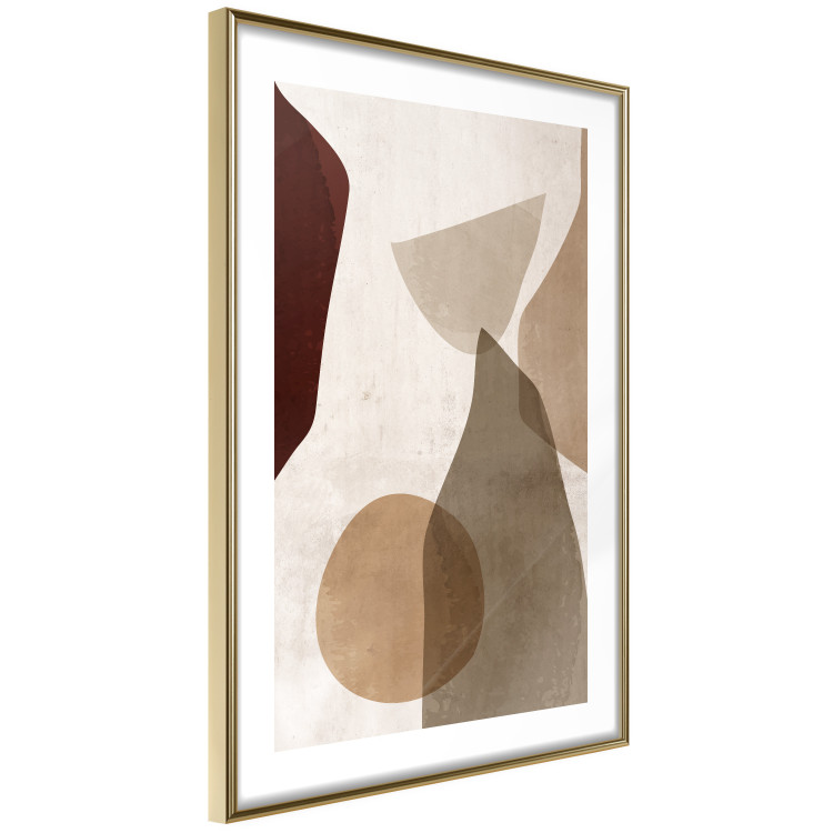 Wall Poster Autumn Shuffle - composition of abstract geometric figures 130469 additionalImage 7
