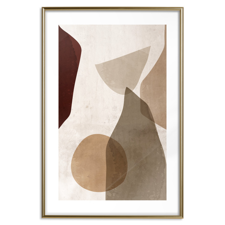 Wall Poster Autumn Shuffle - composition of abstract geometric figures 130469 additionalImage 14