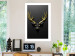 Poster Golden Antlers - abstract figure resembling a deer with golden details 132269 additionalThumb 3