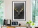 Poster Golden Antlers - abstract figure resembling a deer with golden details 132269 additionalThumb 15