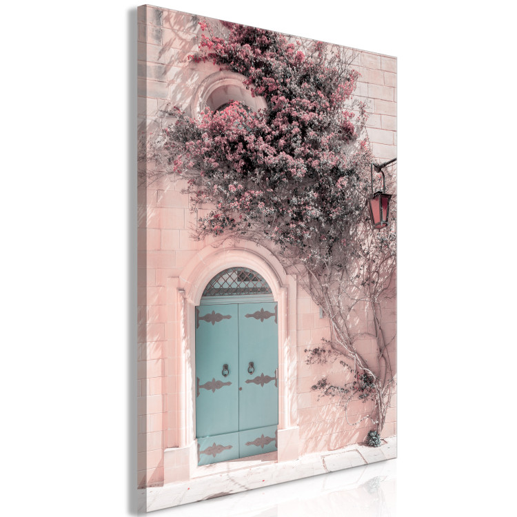 Canvas Blue Doors (1-piece) Vertical - architecture in boho motif 135869 additionalImage 2