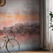 Wall Mural Twilight at the lake with a boat - landscape of a sunset over water 144669 additionalThumb 7