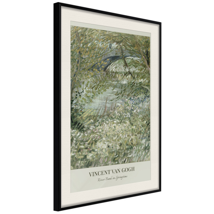 Poster Van Gogh Reproduction - The Riverside in Spring in Shades of Green 150069 additionalImage 7