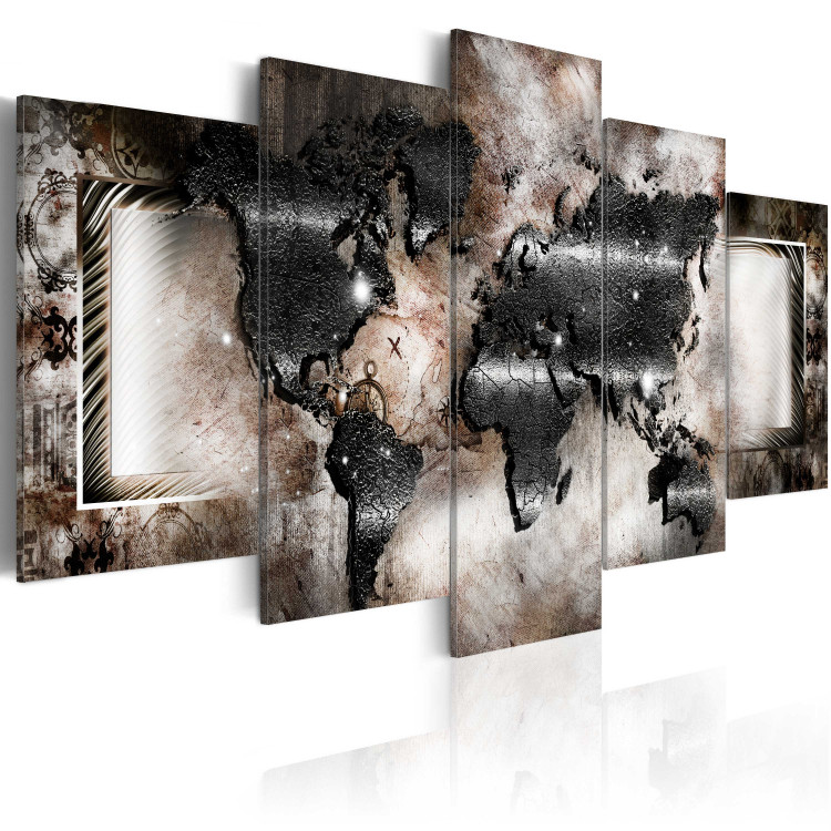 Canvas Print Graphite map 56269 additionalImage 2