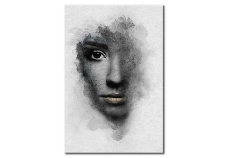 Canvas Art Print Grey Portrait 64469