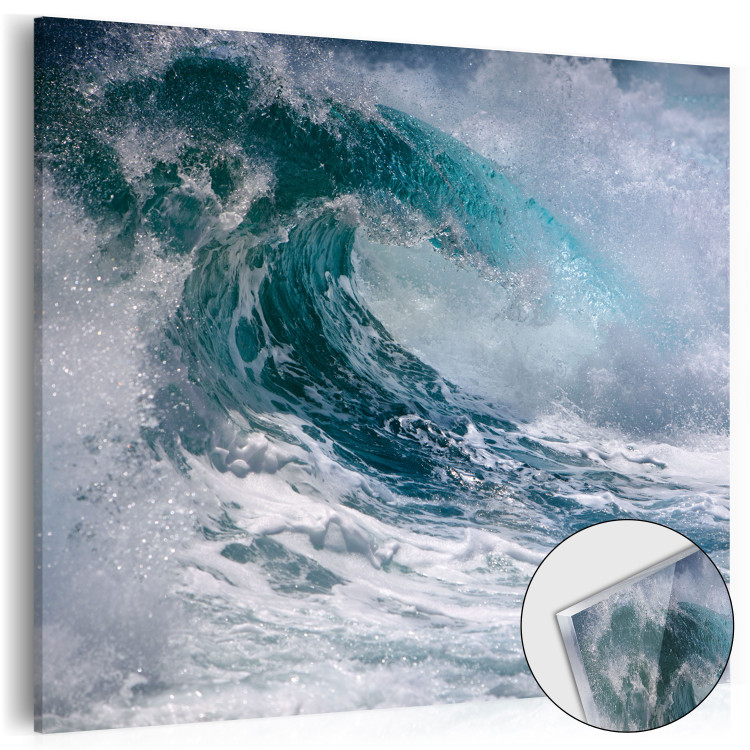 Acrylic print Powerful Wave [Glass] 92869