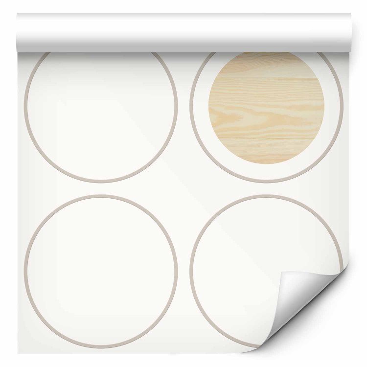 Modern Wallpaper Wooden Circles 97569 additionalImage 6