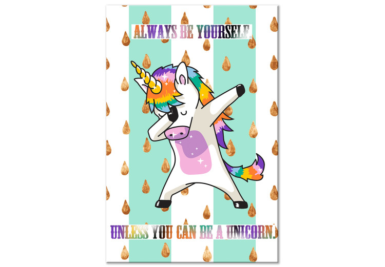Canvas Print Always Be Yourself (1 Part) Vertical 114279