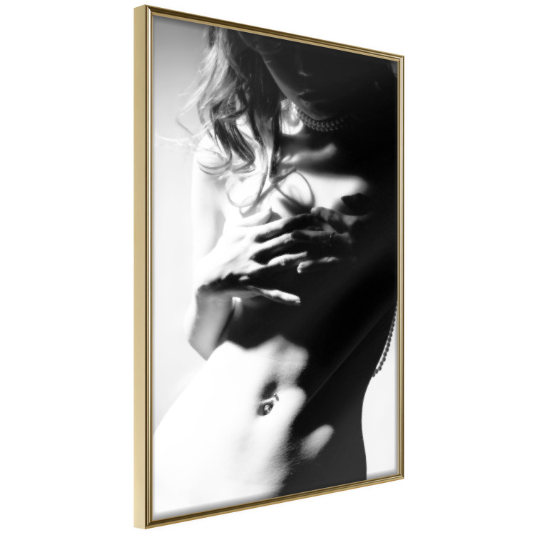 Wall Poster Perfect Waist - black and white composition with a sensual female figure 114579 additionalImage 14