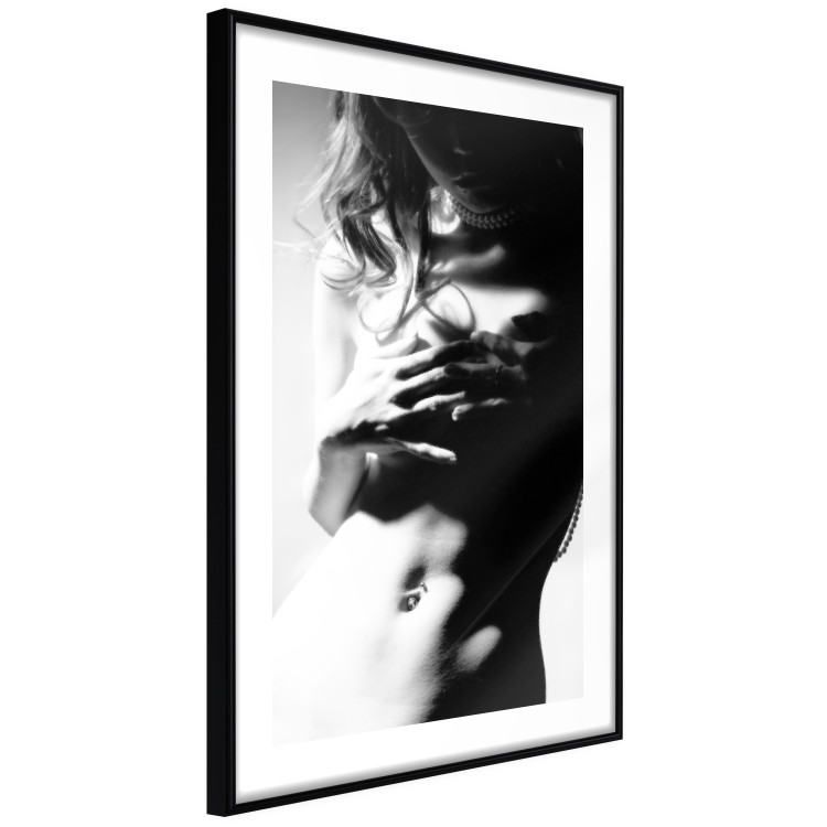 Wall Poster Perfect Waist - black and white composition with a sensual female figure 114579 additionalImage 13