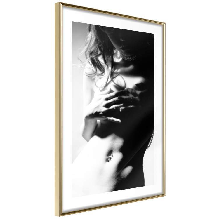 Wall Poster Perfect Waist - black and white composition with a sensual female figure 114579 additionalImage 8