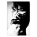 Wall Poster Perfect Waist - black and white composition with a sensual female figure 114579