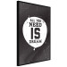 Wall Poster All you need is dream - black and white composition with an English quote 115079 additionalThumb 12