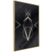 Poster Metaphysical Symbol - geometric gold composition on a black background 117779 additionalThumb 12