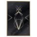 Poster Metaphysical Symbol - geometric gold composition on a black background 117779 additionalThumb 16