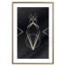 Poster Metaphysical Symbol - geometric gold composition on a black background 117779 additionalThumb 14