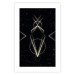 Poster Metaphysical Symbol - geometric gold composition on a black background 117779 additionalThumb 19