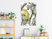 Poster Golden Nature - composition with tropical monstera leaves with a golden touch 118279 additionalThumb 23