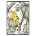 Poster Golden Nature - composition with tropical monstera leaves with a golden touch 118279 additionalThumb 18