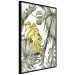 Poster Golden Nature - composition with tropical monstera leaves with a golden touch 118279 additionalThumb 12