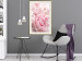 Poster Morning Nostalgia - plant with a pink flower in a pastel shade 122779 additionalThumb 21