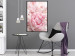 Poster Morning Nostalgia - plant with a pink flower in a pastel shade 122779 additionalThumb 5