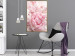 Poster Morning Nostalgia - plant with a pink flower in a pastel shade 122779 additionalThumb 7