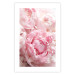 Poster Morning Nostalgia - plant with a pink flower in a pastel shade 122779 additionalThumb 19