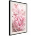 Poster Morning Nostalgia - plant with a pink flower in a pastel shade 122779 additionalThumb 3