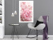 Poster Morning Nostalgia - plant with a pink flower in a pastel shade 122779 additionalThumb 4