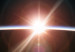 Wall Poster Horizon - passing sun rays through planet in space 123179 additionalThumb 6