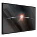 Wall Poster Horizon - passing sun rays through planet in space 123179 additionalThumb 4