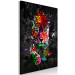 Canvas Print Colourful Animals: Panther (1 Part) Vertical 126979 additionalThumb 2