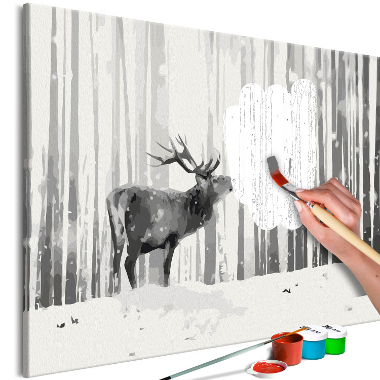 Paint by number Deer in the Snow 127379 additionalImage 3