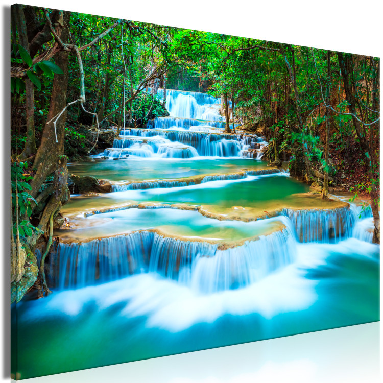 Large canvas print Sapphire Waterfalls [Large Format] 128879 additionalImage 3