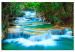 Large canvas print Sapphire Waterfalls [Large Format] 128879