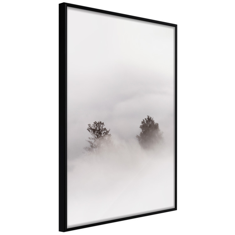 Wall Poster Misty Whisper - landscape of trees in the midst of intense bright fog 130379 additionalImage 11