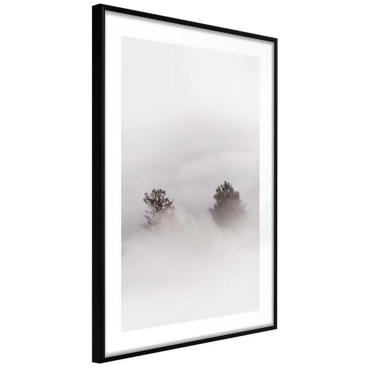Wall Poster Misty Whisper - landscape of trees in the midst of intense bright fog 130379 additionalImage 6