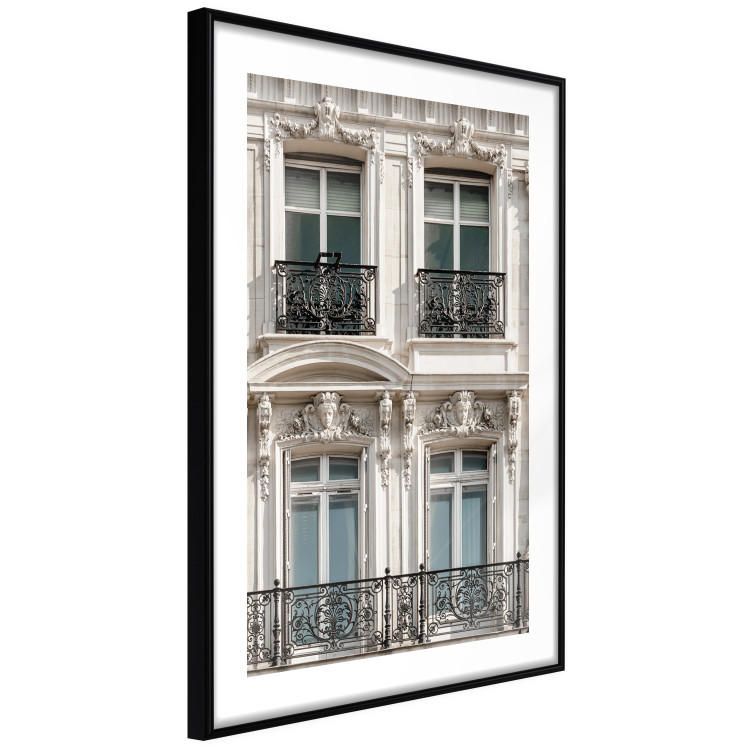 Wall Poster Eyes of Paris - building architecture with patterns on the window frames and balconies 132279 additionalImage 13