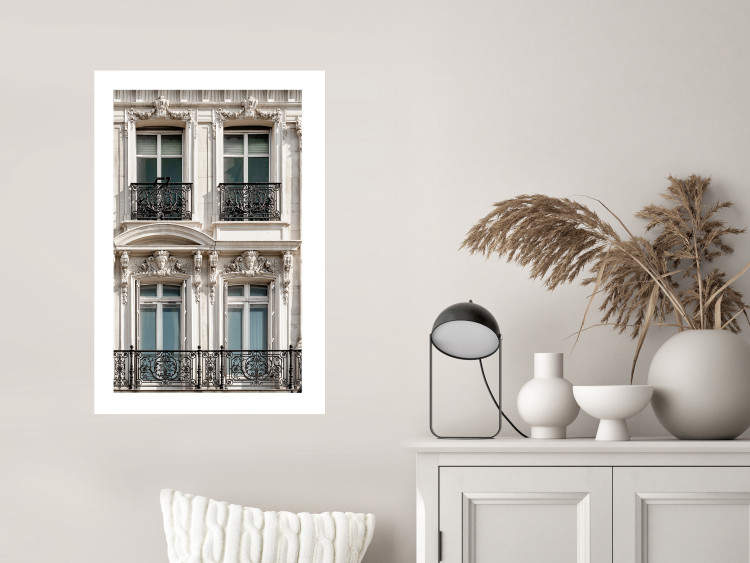 Wall Poster Eyes of Paris - building architecture with patterns on the window frames and balconies 132279 additionalImage 6
