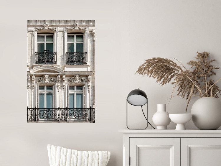 Wall Poster Eyes of Paris - building architecture with patterns on the window frames and balconies 132279 additionalImage 7