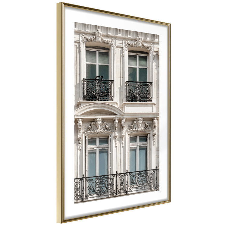 Wall Poster Eyes of Paris - building architecture with patterns on the window frames and balconies 132279 additionalImage 11