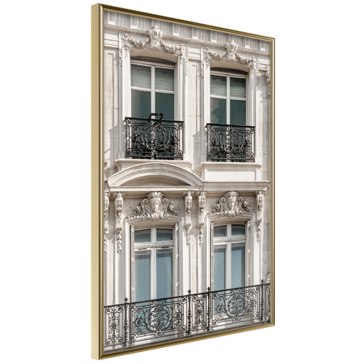 Wall Poster Eyes of Paris - building architecture with patterns on the window frames and balconies 132279 additionalImage 2