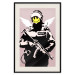 Poster Policeman - man with a yellow face and wings in Banksy style 132479 additionalThumb 18