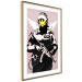 Poster Policeman - man with a yellow face and wings in Banksy style 132479 additionalThumb 8