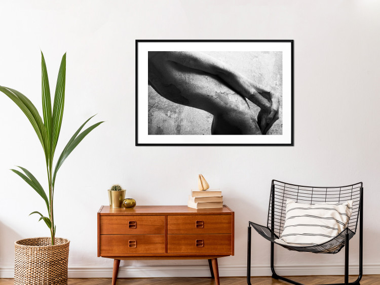 Wall Poster Stone Body - black and white figure of a female nude in stone form 134179 additionalImage 18