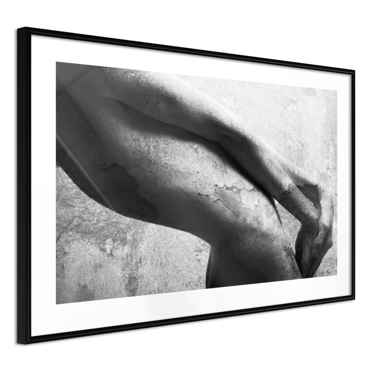 Wall Poster Stone Body - black and white figure of a female nude in stone form 134179 additionalImage 6